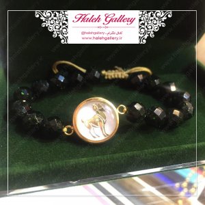دستبند سنگ و طلا زنانه
